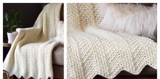 Alpenhaus Throw Blanket Free Crochet Pattern