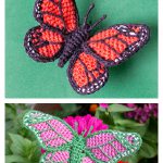 Amigurumi Monarch Butterfly Free Crochet Pattern and Video Tutorial