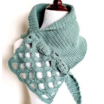 Asymmetric Shell Scarf Crochet Pattern