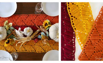 Autumn Leaves Decor Free Crochet Pattern