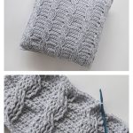 Cabled Throw Pillow Free Crochet Pattern and Video Tutorial