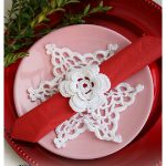 Christmas Doily with Serviette Ring Free Crochet Pattern