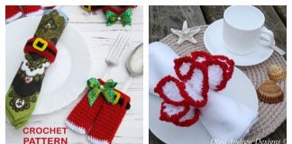 Christmas Napkin Ring Crochet Pattern