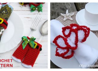 Christmas Napkin Ring Crochet Pattern