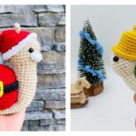 Christmas Snail Crochet Patterns