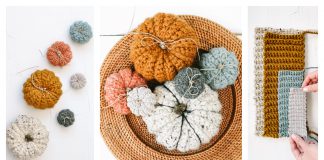Easiest Rectangle Pumpkins Free Crochet Pattern