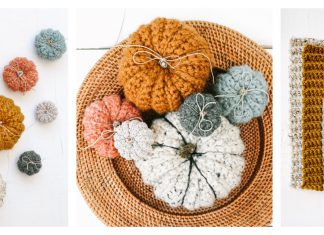 Easiest Rectangle Pumpkins Free Crochet Pattern