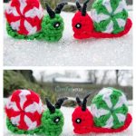 Glitter Snail Ornament Free Crochet Pattern