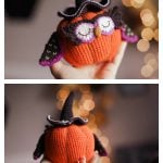 Halloween Decor Pumpkin Owl Crochet Pattern