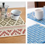 Mosaic Placemat Free Crochet Pattern