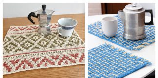 Mosaic Placemat Free Crochet Pattern