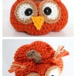 Owl Pumpkin Free Crochet Pattern and Video Tutorial