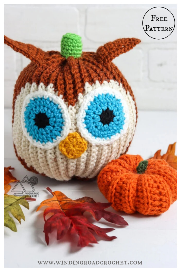 Owl Pumpkin Free Crochet Pattern
