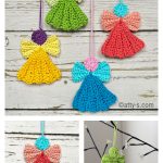 Pleated Angel Free Crochet Pattern and Video Tutorial