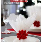 Poinsettia Napkin Ring Free Crochet Pattern