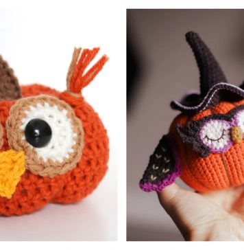 Pumpkin Owl Free Crochet Pattern