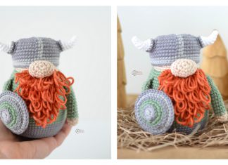 Viking Gnome Free Crochet Pattern