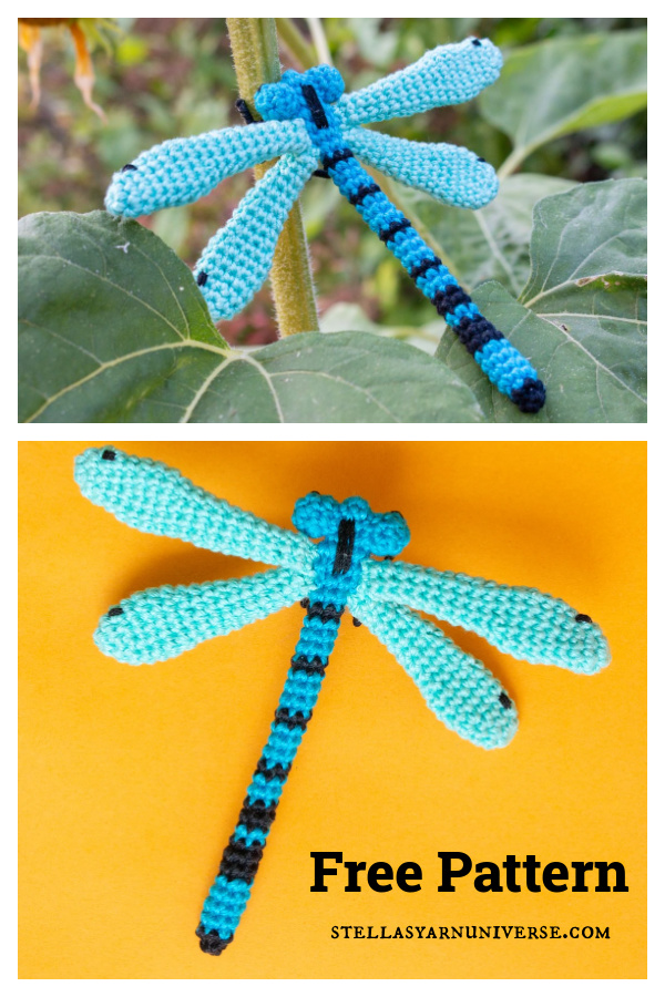 Amigurumi Dragonfly Free Crochet Pattern