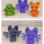 Bat Pocket Pet Free Crochet Pattern