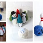 Bowling Pin and Ball Set Crochet Patterns