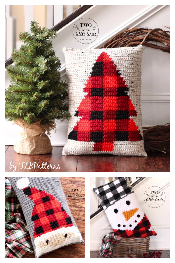 Christmas Pillow Crochet Patterns 