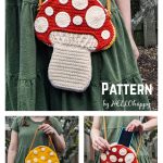 Crossbody Mushroom Bag Crochet Pattern