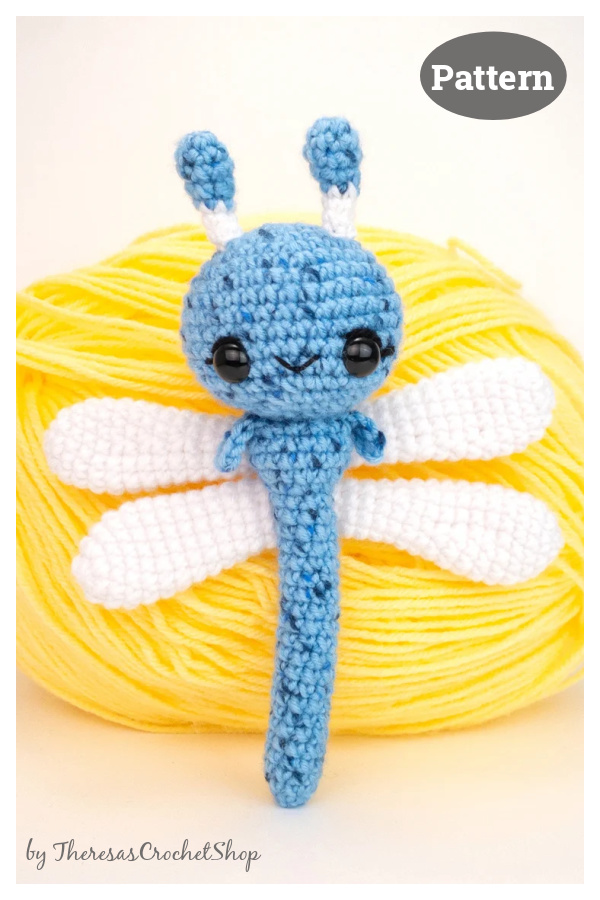 Dahlia the Dragonfly Crochet Pattern