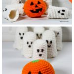 Halloween Bowling Pin and Ball Set Free Crochet Pattern