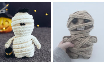 Halloween Mummy Amigurumi Crochet Patterns