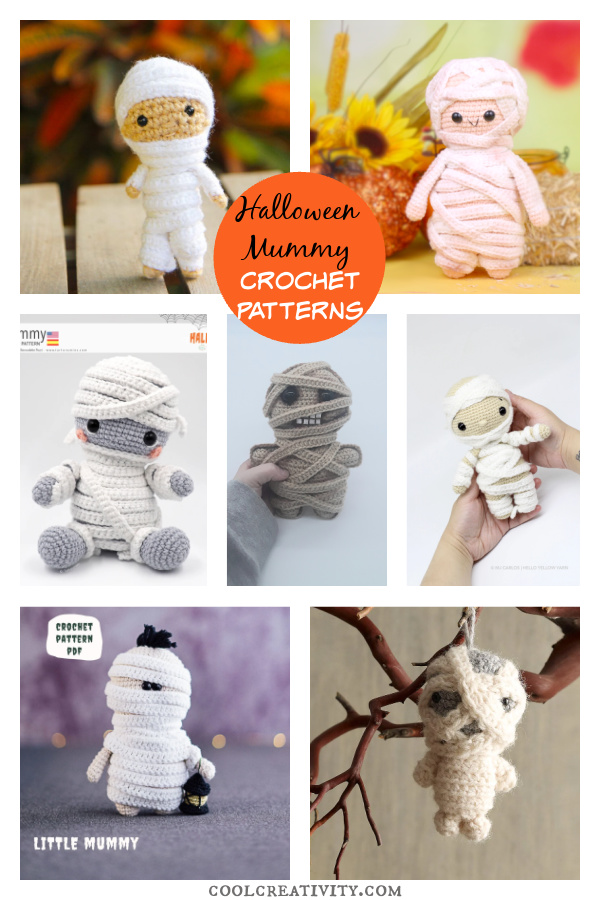 Halloween Mummy Amigurumi Crochet Patterns 