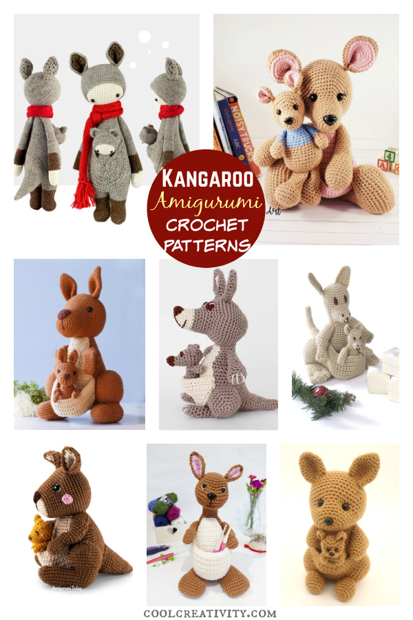 Kangaroo Amigurumi Crochet Patterns 