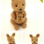 Kangaroo Amigurumi Free Crochet Pattern