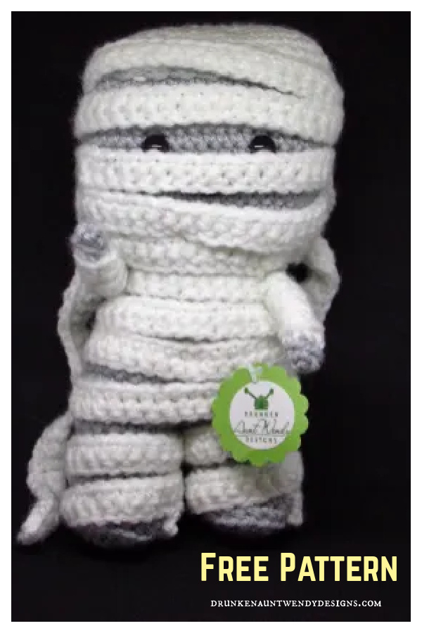 Mummy Amigurumi Free Crochet Pattern