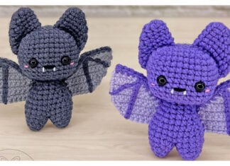 Pocket Pal Bat Free Crochet Pattern