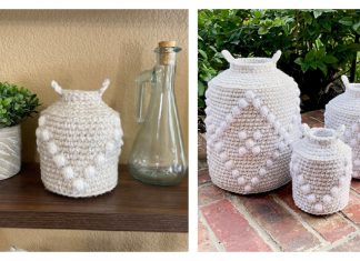 Small Decorative Bobble Basket Free Crochet Pattern