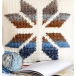 Snowflake Cushion Free Crochet Pattern