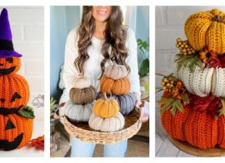 Stacked Pumpkins Free Crochet Pattern