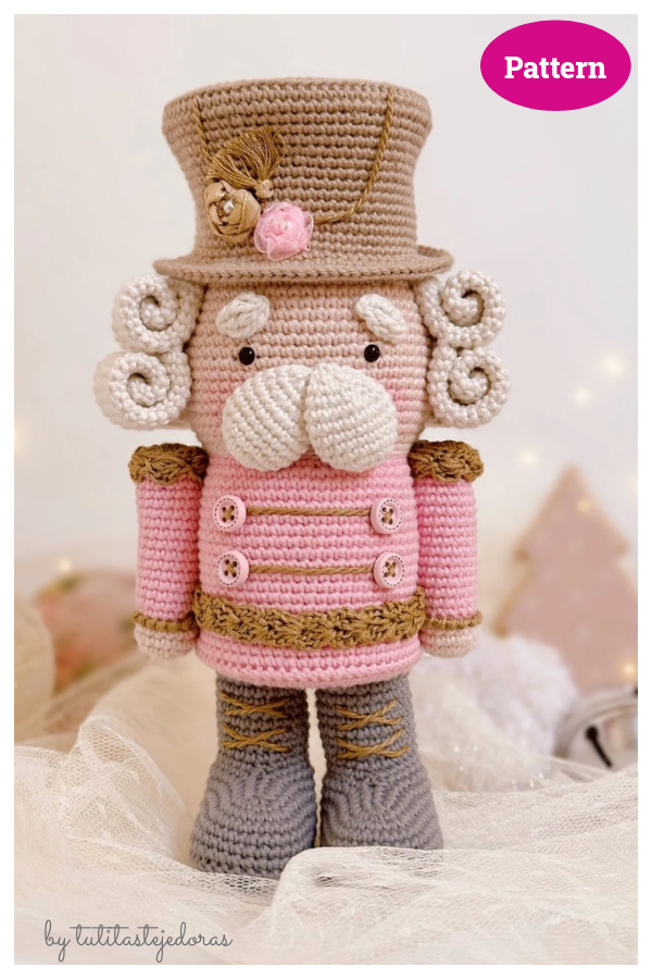 Theo the Christmas Crackernut Amigurumi Crochet Pattern