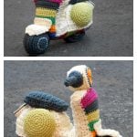 Vespa Motorbike Amigurumi Crochet Pattern