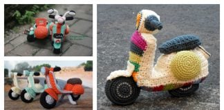 Vespa Scooter Amigurumi Crochet Patterns