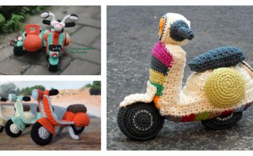 Vespa Scooter Amigurumi Crochet Patterns
