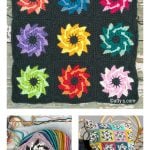 Windmills of my Mind Square Free Crochet Pattern