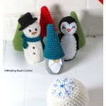 Winter Bowling Pin and Ball Set Free Crochet Pattern