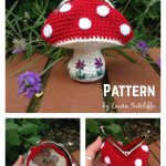 Toadstool Coin Purse Crochet Pattern