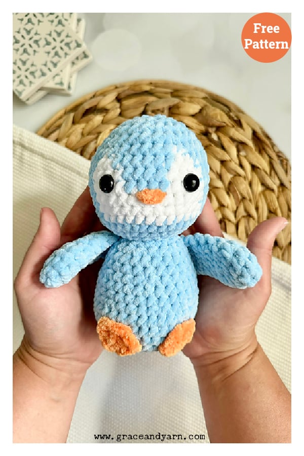 Amigurumi Plush Penguin Free Crochet Pattern