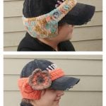 Baseball Cap Ear Warmer Crochet Pattern