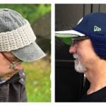 Baseball Cap Earwarmer Crochet Patterns