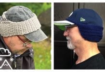 Baseball Cap Earwarmer Crochet Patterns