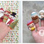 Christmas Finger Puppets Crochet Patterns