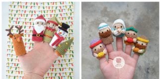 Christmas Finger Puppets Crochet Patterns